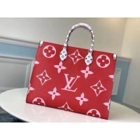 BOLSA LOUIS VUITTON ONTHEGO VERMELHO ROUGE