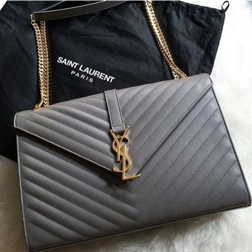 saint laurent envelope bolsa medium