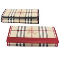 CARTEIRA BURBERRY CHECK BELLFIELD