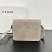 BOLSA CELINE TRIOMPHE NUBUCK CINZA