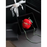 BOLSA CHANEL MINAUDIÈRE MAÇÃ BOLSA CHANEL MINAUDIÈRE MAÇÃ
