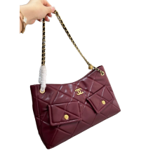 BOLSA CHANEL SHOPPING LAMBSKIN BOLSA CHANEL SHOPPING LAMBSKIN