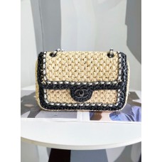 BOLSA CHANEL WOVEN RAFFIA