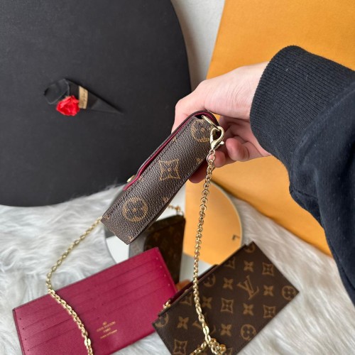 BOLSA LOUIS VUITTON POCHETTE FÉLICIE MONOGRAM