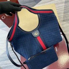 BOLSA GUCCI GIGLIO SMALL BLUE
