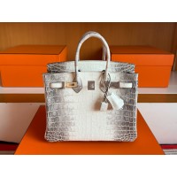 BOLSA HERMES BIRKIN 25 CROCODILO HIMALAYA BOLSA HERMES BIRKIN 25 CROCODILO HIMALAYA
