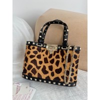 BOLSA VALENTINO ROCKSTUD ANIMAL PRINT
