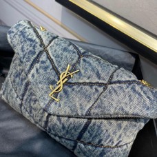 BOLSA YSL LOULOU PUFFER JEANS