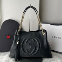 BOLSA GUCCI SOHO LEATHER SHOULDER BAG