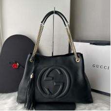 BOLSA GUCCI SOHO LEATHER SHOULDER BAG