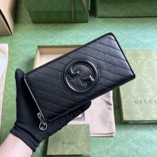 CARTEIRA GUCCI COURO ZIPPER