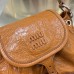 MOCHILA MIU MIU COURO