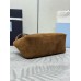 Prada Leather Tote Bag Suede Marrom Prada Leather Tote Bag Suede Marrom