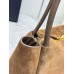 Prada Leather Tote Bag Suede Marrom Prada Leather Tote Bag Suede Marrom