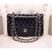 BOLSA CHANEL 2.55 CLASSIC FLAP VERNIZ