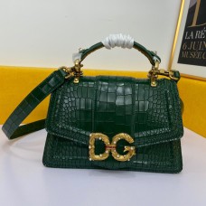 BOLSA DOLCE GABBANA AMORE MODELO CROCO