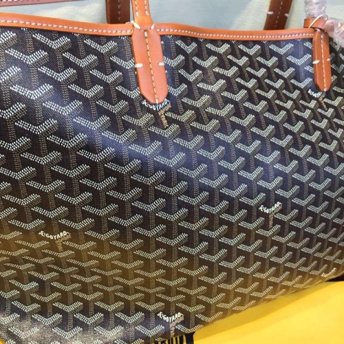 BOLSA GOYARD ST LOUIS PRETA MARROM - Bolsas de Luxo