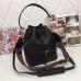 BOLSA PRADA BUCKET BAG COURO