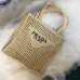 BOLSA PRADA RAFFIA TOTE