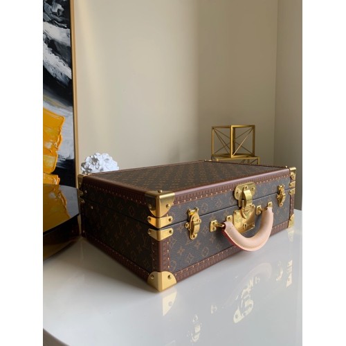 Caixa para joias com declaração Louis Vuitton Ecrin Mini Lona ref.1008090 -  Joli Closet