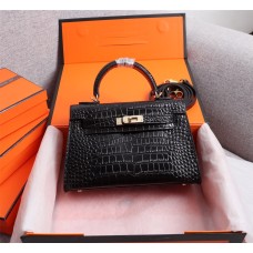 BOLSA MINI HERMES KELLY CROCO