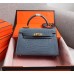 BOLSA MINI HERMES KELLY CROCO