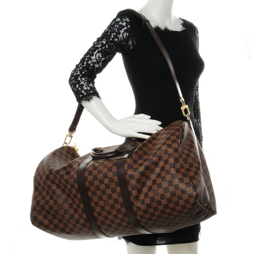 MALA LOUIS VUITTON KEEPALL 60 VIAGEM DAMIER AZUR