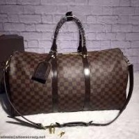 MALA LOUIS VUITTON KEEPALL 55 DAMIER EBENE