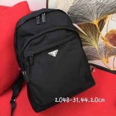 MOCHILA PRADA SAFFAINO NYLON E COURO